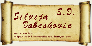 Silvija Dabesković vizit kartica